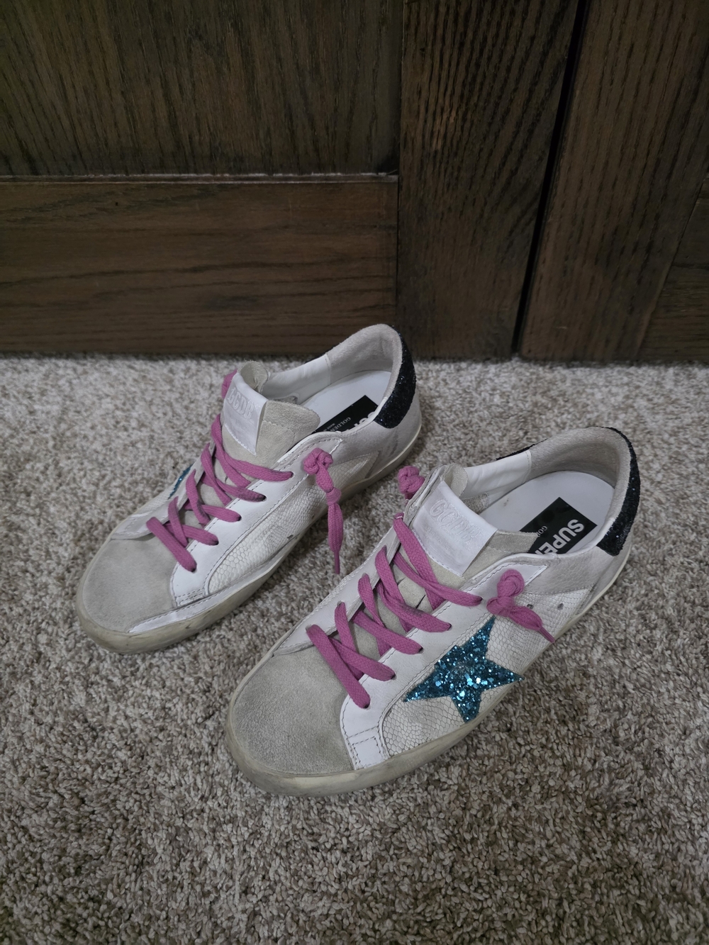 Golden Goose Glitter Star Sneakers - Picture 2 of 9